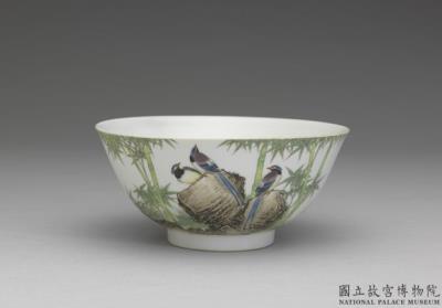 图片[2]-Bowl with birds and bamboo in falangcai painted enamels, Qing dynasty, Yongzheng reign (1723-1735)-China Archive